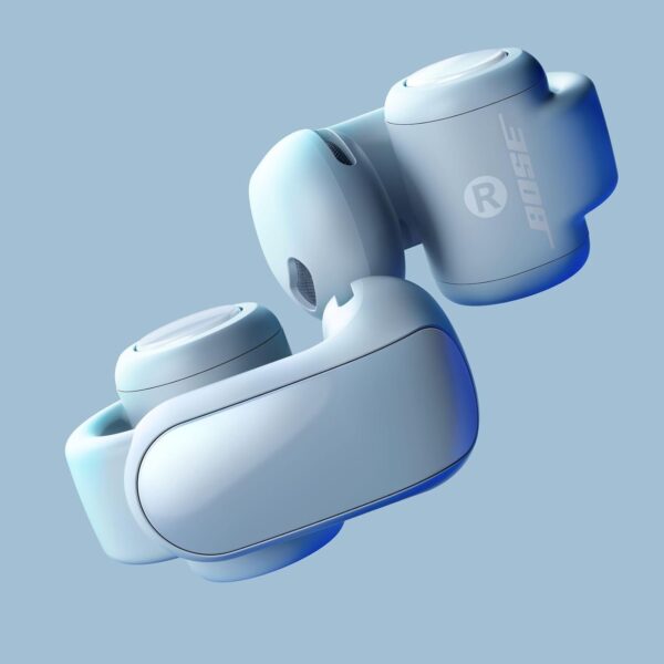 Bose Ultra Wireless Open Earbuds, Immersive Audio, Clip-On for Running with Openaudio Awareness, Up to 48 Hours Battery Life, Moonstone Blue - Limited Edition Color - Image 2