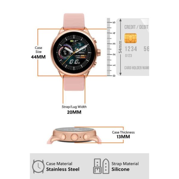 Fossil Gen 6 Display Wellness Edition Pink Smartwatch FTW4071 - Image 4