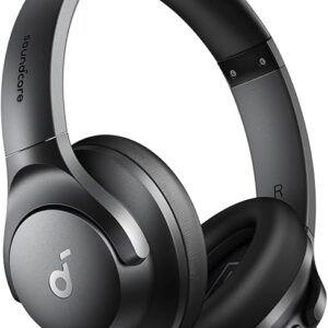 soundcore by Anker Q20i Wireless Bluetooth Over-Ear Headphones with Hybrid Active Noise Cancelling, 40h Playtime in ANC Mode, Hi-Res Audio, Deep Bass, Personalization via App (Black)