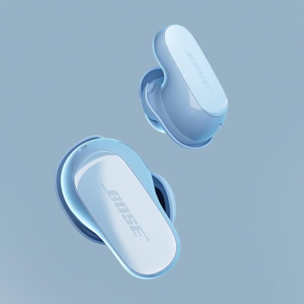 Bose New QuietComfort Ultra Wireless Noise Cancelling Earbuds, Bluetooth Noise Cancelling Earbuds with Spatial Audio and World-Class Noise Cancellation, Moonstone Blue - Limited Edition - Image 3