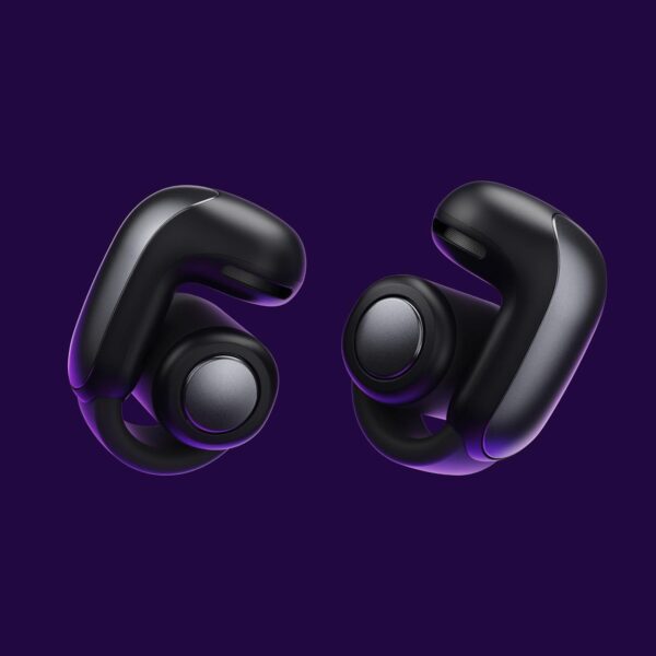 Bose New Ultra Open Earbuds with OpenAudio Technology, Open Ear Wireless Earbuds, Up to 48 Hours of Battery Life - Black - Image 2