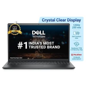 New Dell 15 Laptop, Intel Core 3 100U Processor, 16GB DDR4, 512 SSD, Intel UHD Graphics, 15.6