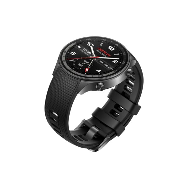 OnePlus Watch 2R with Wear OS 4 by Google,Snapdragon W5 Chipset,Upto 100hrs Battery Life,1.43’’ AMOLED Display,100+ Sports Mode,Dual Frequency GPS,5 ATM,IP68 & BT Calling [Gunmetal Gray] - Image 4