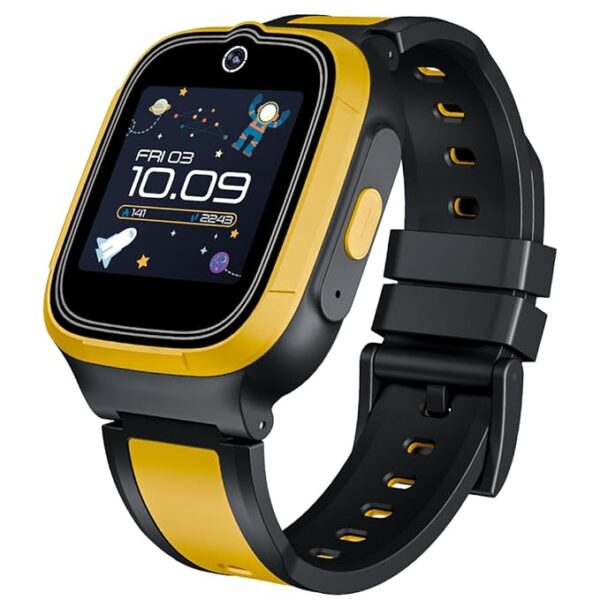 boAt Wanderer Smart Kids Watch w/ 2-Way Video & Voice Calls, SOS, Geo Fencing, Restrict Unknown Calls, Parental Controls,2MP Camera 1.43