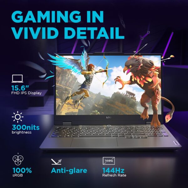 Lenovo LOQ 2024 Gaming Laptop | 13th Gen Intel Core i7-13650HX, RTX 4060 8GB, 24GB RAM, 512GB SSD, 15.6″ FHD - Image 6