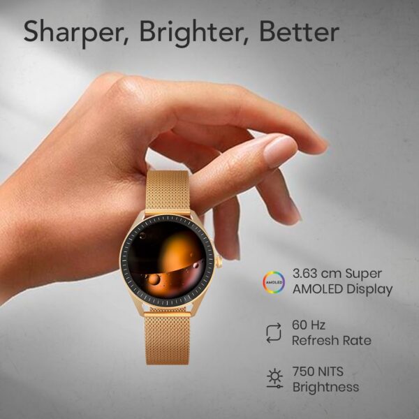 Titan Crest 2.0 Smart Watch for Man & Women, 1.43 - Image 3