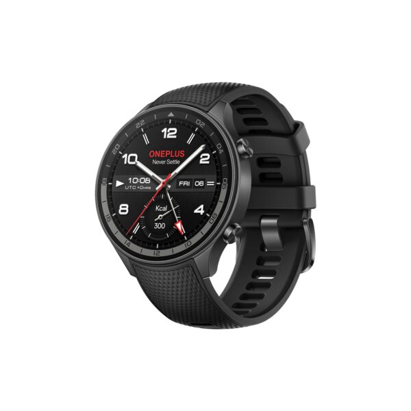 OnePlus Watch 2R with Wear OS 4 by Google,Snapdragon W5 Chipset,Upto 100hrs Battery Life,1.43’’ AMOLED Display,100+ Sports Mode,Dual Frequency GPS,5 ATM,IP68 & BT Calling [Gunmetal Gray] - Image 2