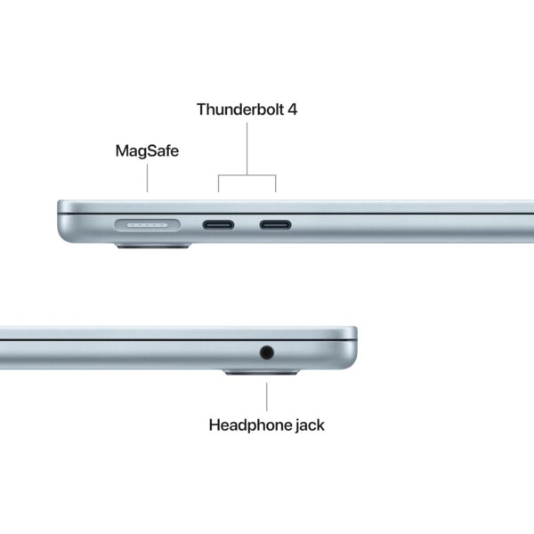 Apple 2025 MacBook Air (13-inch, Apple M4 chip with 10-core CPU and 8-core GPU, 16GB Unified Memory, 256GB) - Sky Blue - Image 5