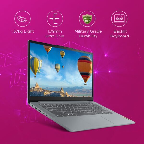 Lenovo IdeaPad Slim 3, Intel Core i5-12450H, 12th Gen, 16GB RAM, 512GB SSD, FHD IPS, 14 - Image 6