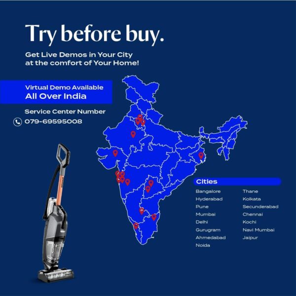 BISSELL® Crosswave™ HydroSteam™ Multi-Surface Corded Upright Vacuum Cleaner for Floors & Carpets | Hydrosteam™ Technology removes Curry & Tough Stains | 2-Year Warranty | Cleaning Formula Incl - Image 5
