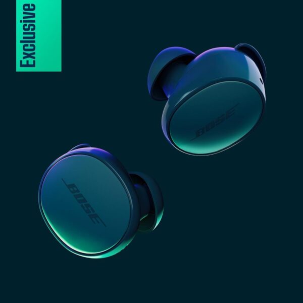 Bose QuietComfort Bluetooth Earbuds, True Wireless Earbuds with Active Noise Cancellation and Mic, Deep Bass, IPX4 Rating, Up to 8.5 Hours of Playtime, Twilight Blue - Limited Edition - Image 2