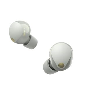 Sony WF-1000XM5 Best Active Noise Cancelling Wireless Bluetooth Earbuds with Mic, TWS, Up to 36 Hours Battery Life - Silver