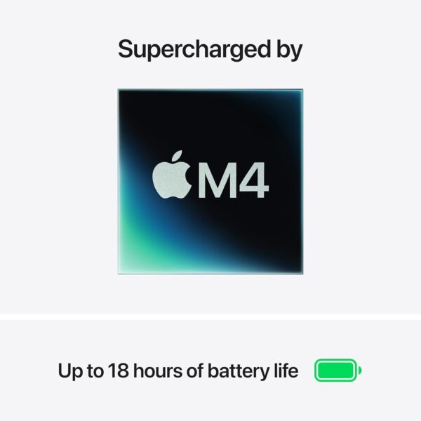 Apple 2025 MacBook Air (13-inch, Apple M4 chip with 10-core CPU and 8-core GPU, 16GB Unified Memory, 256GB) - Sky Blue - Image 2