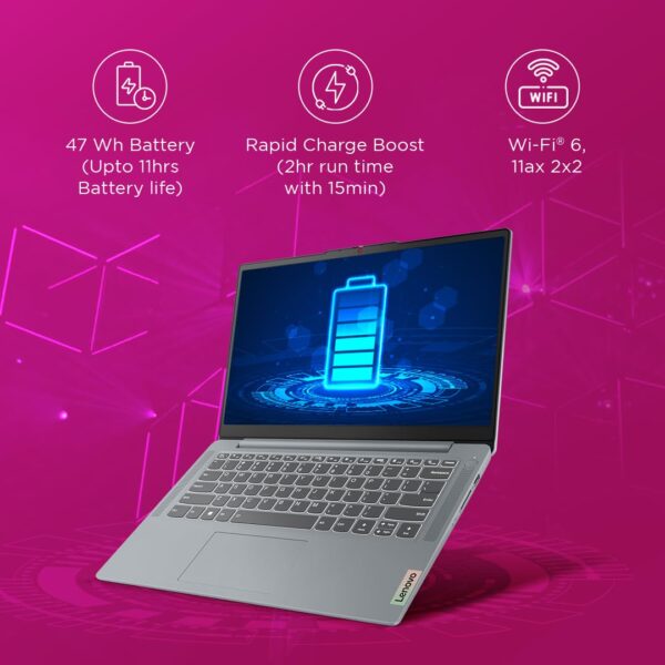 Lenovo IdeaPad Slim 3, Intel Core i5-12450H, 12th Gen, 16GB RAM, 512GB SSD, FHD, 14 - Image 5