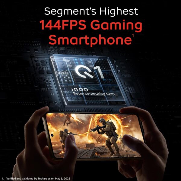 iQOO Neo 10 (Titanium Chrome, 8GB RAM, 256GB Storage) | Snapdragon 8s Gen 4 Processor & SuperComputing Chip Q1 | 7000 mAh Battery | Segment’s Highest 144 FPS Gaming Smartphone - Image 2