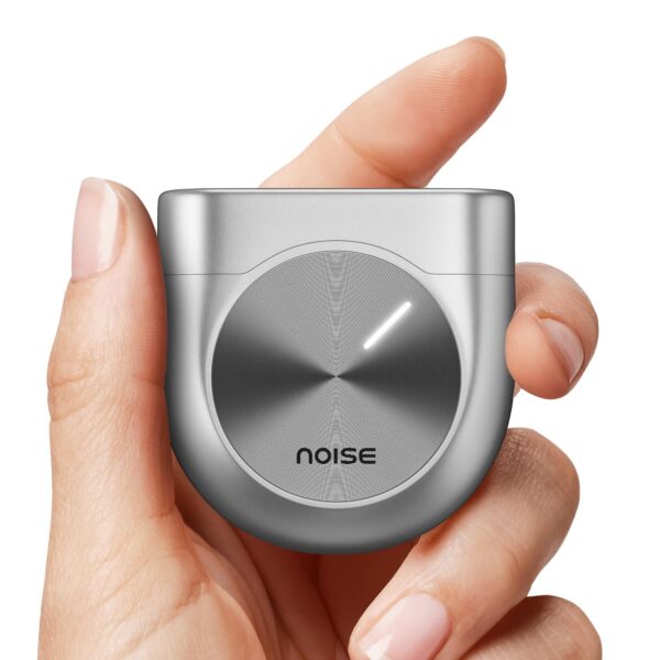 Noise Master Buds, Sound by Bose in-Ear Bluetooth Earbuds, Up to 49dB Adaptive ANC, LHDC 5.0, Immersive Spatial Audio, 44H Playtime with 6 mic ENC, Dual Pairing, IPX5 Ear Buds TWS (Silver) - Image 3
