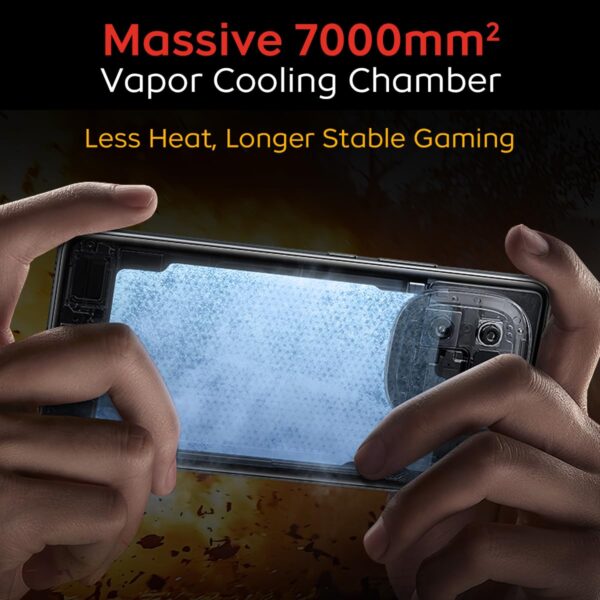iQOO Neo 10 (Titanium Chrome, 8GB RAM, 256GB Storage) | Snapdragon 8s Gen 4 Processor & SuperComputing Chip Q1 | 7000 mAh Battery | Segment’s Highest 144 FPS Gaming Smartphone - Image 3