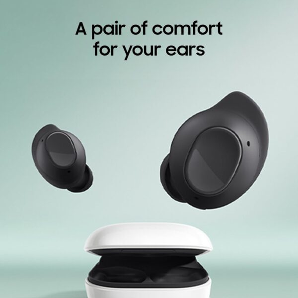 Samsung Galaxy Buds FE (Graphite)| Powerful Active Noise Cancellation | Enriched Bass Sound | Ergonomic Design | 30-Hour Battery Life - Image 2