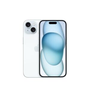 Apple iPhone 15 (128GB, Blue) | A16 Bionic Chip | 6.1″ Super Retina XDR | Dynamic Island | 48MP Camera | All-Day Battery