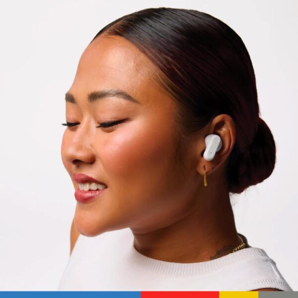 Skullcandy Dime Evo True Wireless Earbuds – 36Hr Battery, Rapid Charge, Preset EQ Modes (Music/Bass/Podcast), Multipoint Pairing, Stay-Aware Mode, IPX4 Water Resistant (Bone/Orange) - Image 6