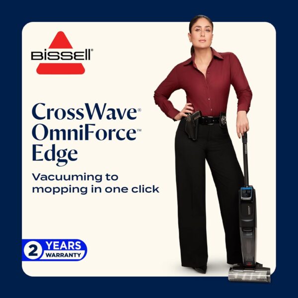 Bissell CrossWave OmniForce Edge | Cordless Wet & Dry Vacuum Cleaner | Multi-Surface Cleaning for Hard Floors & Carpets | 2-Year Warranty - Image 2