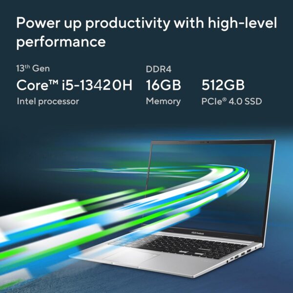 ASUS Vivobook 15,13th Gen,Intel Core i5-13420H(Intel UHD iGPU/16GB RAM/512GB SSD/FHD/15.6 - Image 2