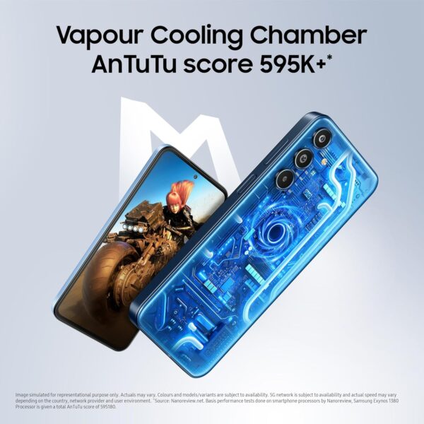 Samsung Galaxy M35 5G (Thunder Grey, 8GB RAM, 128GB Storage) | 6000mAh Battery | Super AMOLED 120Hz | Gorilla Glass Victus+ | AI - Image 4