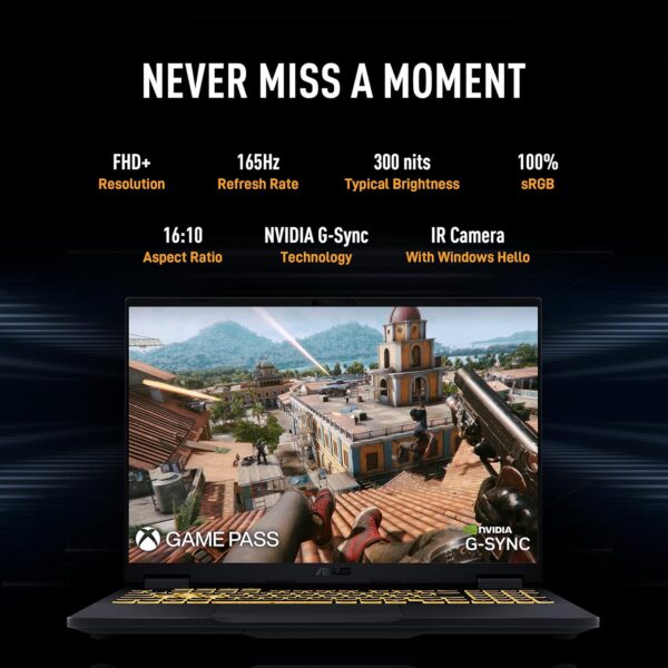 ASUS TUF F16 Gaming Laptop | 14th Gen Intel Core i7-14650HX, RTX 5060 8GB, 16GB RAM, 1TB SSD, 16″ FHD+ - Image 4