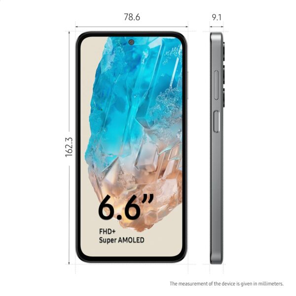 Samsung Galaxy M35 5G (Thunder Grey, 8GB RAM, 128GB Storage) | 6000mAh Battery | Super AMOLED 120Hz | Gorilla Glass Victus+ | AI - Image 6