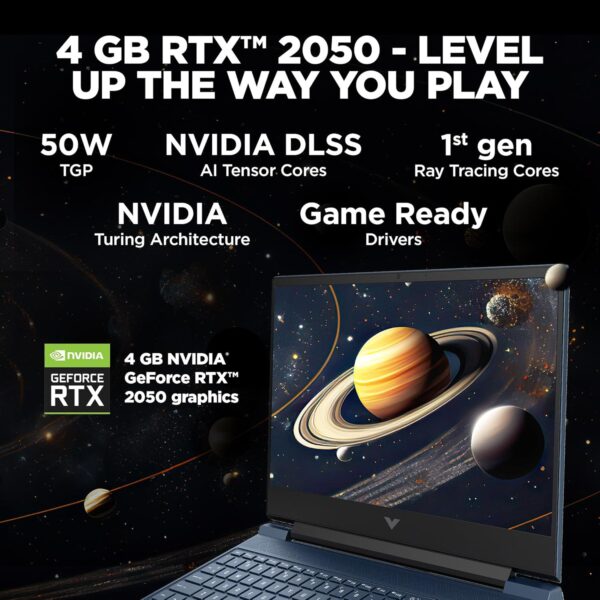 HP Victus, 12th Gen Intel Core i5-12450H, NVIDIA RTX 2050 Gaming Laptop (16GB DDR4, 512GB SSD), 144Hz, IPS, 15.6 - Image 3