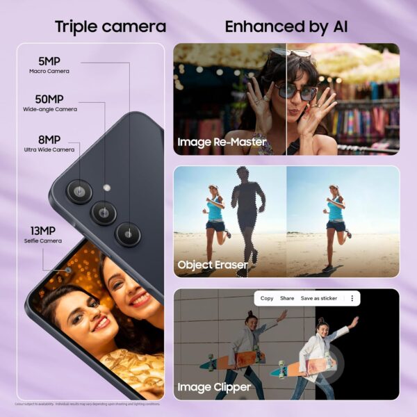 Samsung Galaxy A35 5G (Awesome Navy, 8GB RAM, 256GB Storage) | 50MP OIS Camera | Nightography | 6.6″ sAMOLED 120Hz | IP67 - Image 6