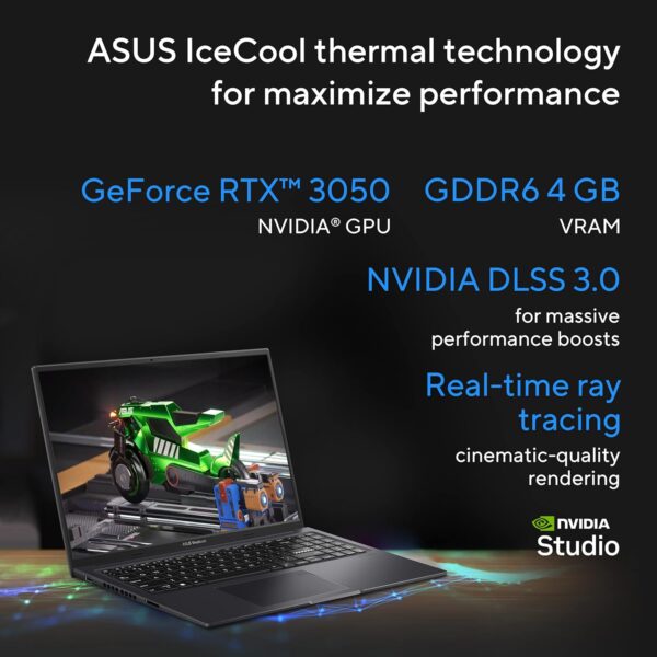 ASUS Vivobook 16X,Intel Core i7-13620H,Creator/Gaming Laptop(RTX 3050-4GB/16GB RAM/512GB SSD/FHD+/16 - Image 5