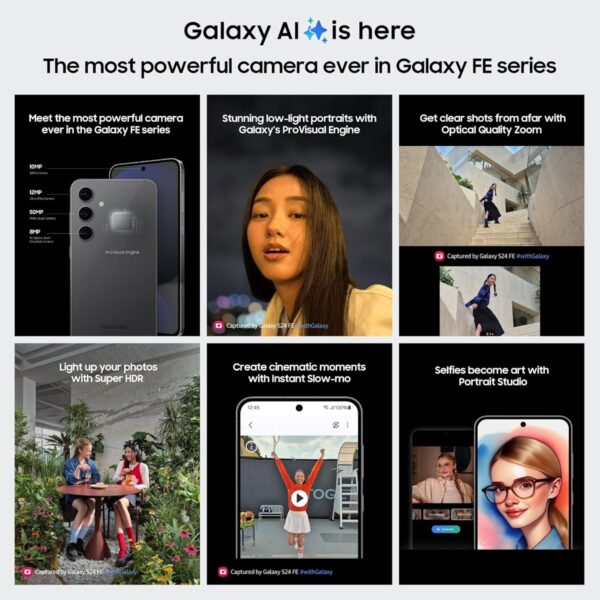 Samsung Galaxy S24 FE 5G (Blue, 8GB RAM, 128GB Storage) | AI Camera | Snapdragon 8 Gen 2 | 6.4″ AMOLED 120Hz | 50MP OIS - Image 6