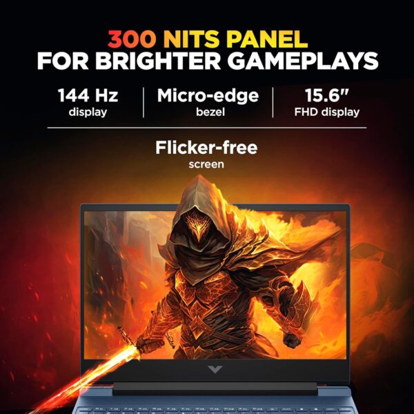 HP Victus, AMD Ryzen 9-8945HS, 8GB RTX 4060, Upgrade (Upto 32GB) 16GB RAM, 1TB SSD, 144Hz, 300nits, IPS, 15.6 - Image 5