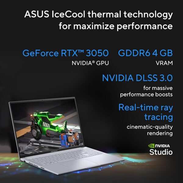 ASUS Vivobook 16X,Intel Core i7-13620H,Creator/Gaming Laptop(RTX 3050-4GB/16GB RAM/512GB SSD/FHD+/16 - Image 5