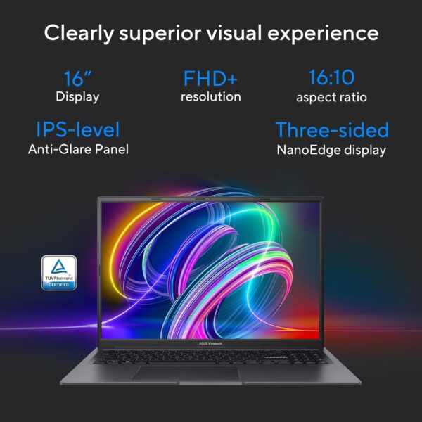 ASUS Vivobook 16X,Intel Core i7-13620H,Creator/Gaming Laptop(RTX 3050-4GB/16GB RAM/512GB SSD/FHD+/16 - Image 4
