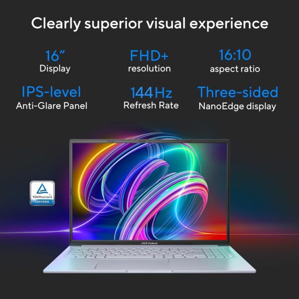 ASUS Vivobook 16X,Intel Core i7-13620H,Creator/Gaming Laptop(RTX 3050-4GB/16GB RAM/512GB SSD/FHD+/16 - Image 4