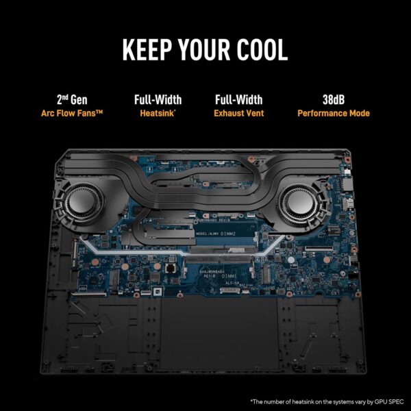 ASUS TUF F16 Gaming Laptop | 14th Gen Intel Core i7-14650HX, RTX 5060 8GB, 16GB RAM, 1TB SSD, 16″ FHD+ - Image 6