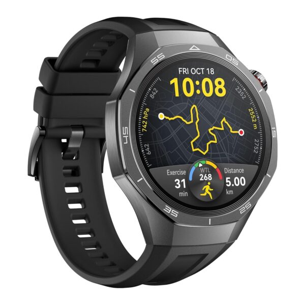 Huawei Watch GT5 Pro 46 mm Smartwatch, Sharp-Edged Design, Upto 14 Days Battery Life, Pro-Level Sports Watch, Health Tracking, iOS & Android Compatible, (Black) - Image 4