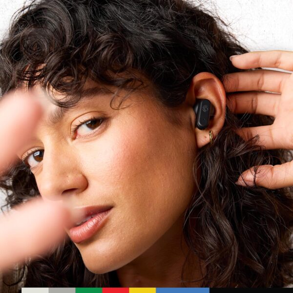 Skullcandy Dime Evo Wireless in Ear Earbuds – 36Hr Battery, Rapid Charge, Multipoint Pairing, Auto Connect, Stay-Aware Mode, Preset EQ Modes (Music/Bass/Podcast) – Black - Image 5