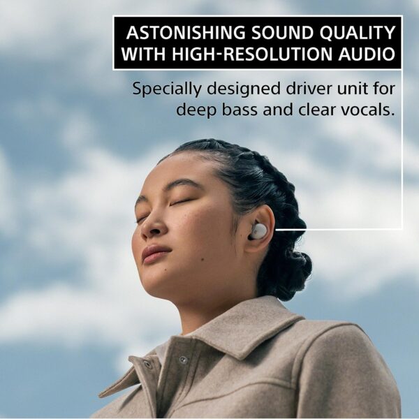 Sony WF-1000XM5 Active Noise Cancelling Wireless Bluetooth in Ear Earbuds with Mic, Up to 36 Hours Battery Life - Black - Image 3